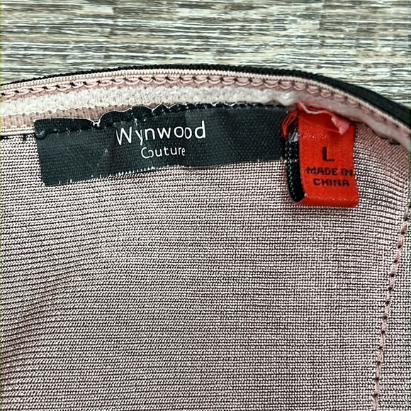 Wynwood Couture Strapless Fitted Corset Trimmed Dress Size Large - Picture 6 of 13